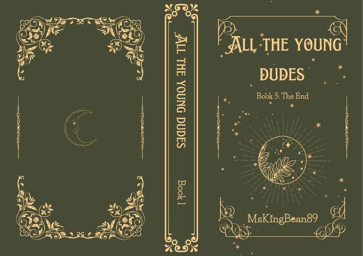 all the young dudes book cover design