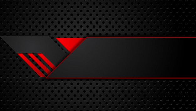 Premium Vector | Abstract metallic red black background with contrast  stripes. | Red and black background, Youtube banner design, Youtube banner  template