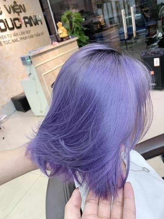 Purple Pastel Hair Color, Lilac Purple Hair, Periwinkle Hair, Pastel Purple Hair, Korean Hair Color, Lilac Hair, Dyed Hair Inspiration, Lavender Hair, Pretty Hair Color