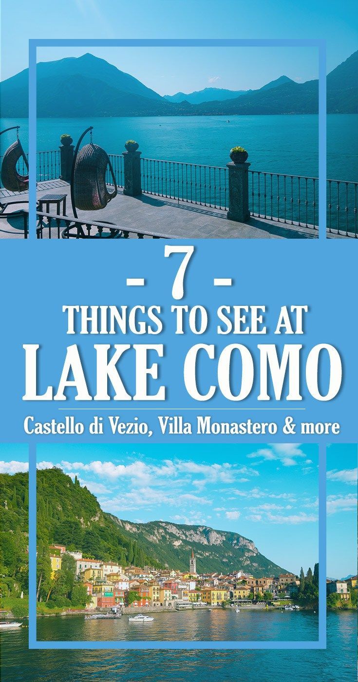 lake comoo with the words 7 things to see at lake comoo