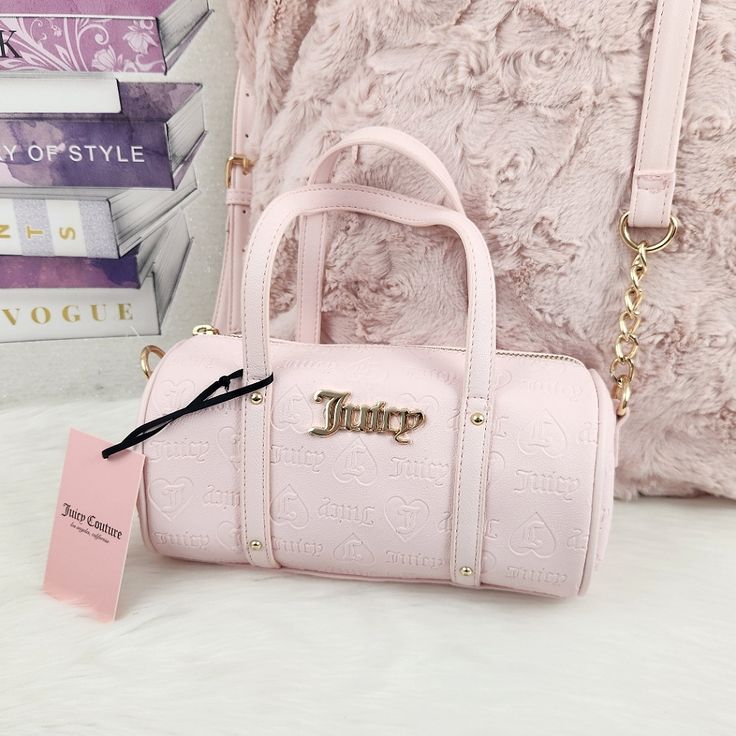 Juicy Bag, Juicy Couture Purse, Barrel Bag, Couture Bags, Juicy Couture Bags, Train Case, Powder Blush, Pretty Bags, Bag Cute