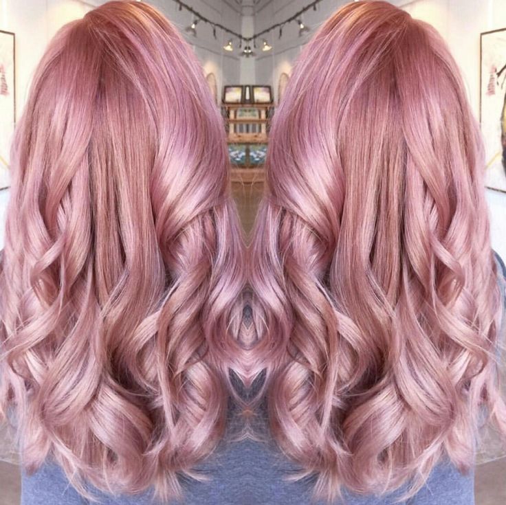 Pink hair Hair Color 2017, Blonde Pink, Gold Hair Colors, Hair Color Light Brown, Hair Styles 2017, Rose Gold Hair, Pastel Hair, Hair Color Dark, Mermaid Hair