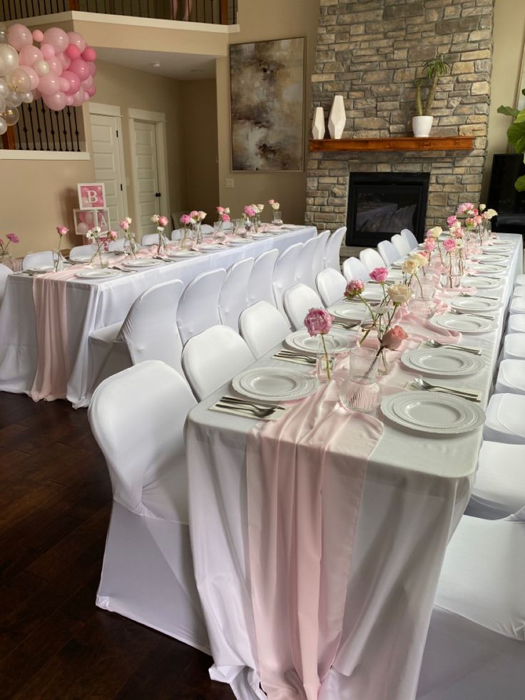 the tables are set up for a formal function