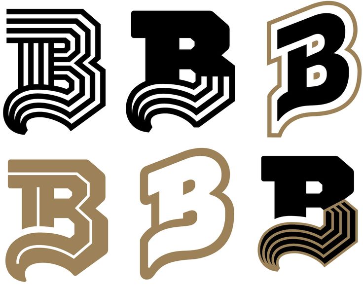 the letters are black and white with different designs on them, including one that says bb