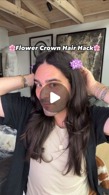 Flower In Hair Hairstyles, Hairstyles Flower Crown, Hairstyles With Flowers, Bridal Lookbook, Flower Crown Hairstyle, Flower Hair Pieces, Country Fair, Tiki Party, Spring Hairstyles