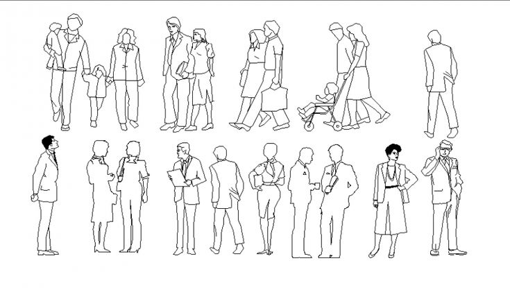 a line drawing of people in suits and ties, all looking at their cell phones