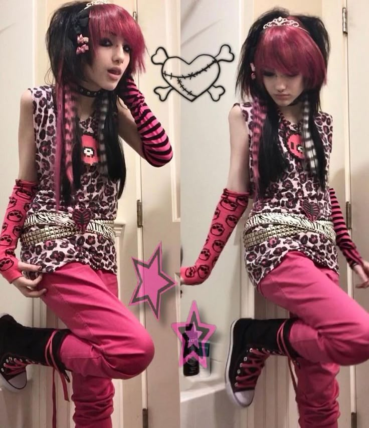 Scenecore Aesthetic Outfit, Scene Emo Fashion, Emo Scene Outfits, 2000s Scene, Scene Aesthetic, Scene Style, Scene Queen, Scene Girl, Outfits 2000s