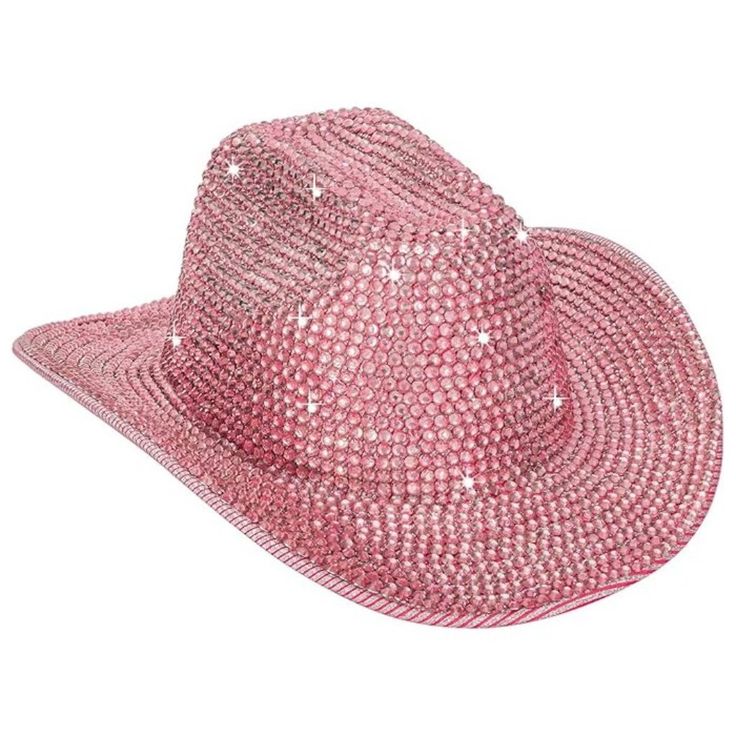 Need This By Halloweeen? Please Order By 10/25 To Allow For Usps Shipping Delays New Sparkling Bling Swarovski Crystal Rhinestone Barbie Pink Cowboy Hat + Free Bling Gift We Always Include A Free Thank You Gift Get $10 Off Not A Poshmark Member Yet? Enter This Code: Sblingthings This Beautiful Cowboy Hat Set Is Great For Any Occasion! Theme Party, Wedding, Prom, Quincenera, Sweet 16 Makes A Perfect Birthday Gift & Great Conversation Piece Choice Of Color: Pink Or Silver Free Matching Earrings Gr Bling Gifts, Pink Cowboy Boots, Barbie Hat, Pink Cowboy Hat, Barbie Gifts, Great Halloween Costumes, Pink Cowboy, Barbie Logo, Chapeau Cowboy