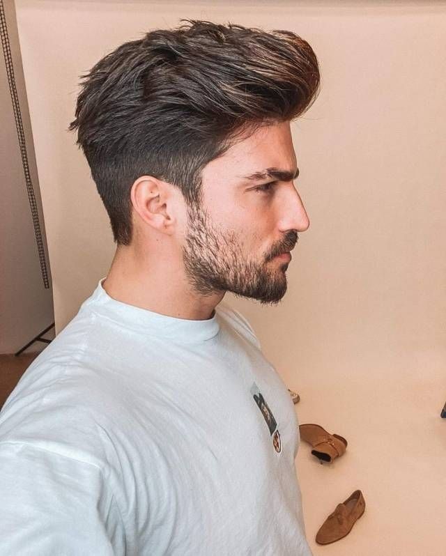 Classic Mens Haircut, Trending Hairstyles For Men, Mens Hairstyles With Beard, Beard Styles Short, Gents Hair Style, Mens Hairstyles Thick Hair, Men Haircut Styles, Cool Hairstyles For Men, Beard Styles For Men