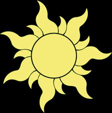 a yellow sun with the words be active written in black and white text on it