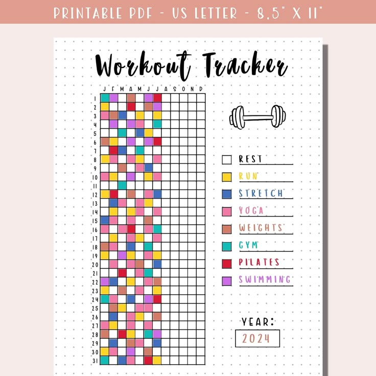 #Organisation #2024_Tracker #Bujo_Fitness_Tracker #Workout_Bullet_Journal Exercise Tracker Template, Bullet Journal Fitness Ideas, Trackers For Journal, Workout Log Bullet Journal, Bullet Journal Tracking Ideas, Exercise Log Bullet Journal, Workout Routine Journal, Exercise Bullet Journal, Bullet Journal Weight Tracker