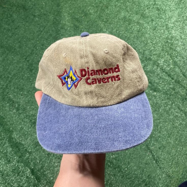 Vintage 90's Diamond Caverns Hat  - Sz: ONE - Condition: 9/10 - Rarity: 11/10 --------------------------- Fast Shipping Guaranteed 📦 Open to offers 👀 Bundle items for a deal 🚀  All stains/tares are pictured above 😃 --------------------------- Link in the about section to our social media :)  #punk #thrift #vintage #retro #TRU . Vintage Hat, Vintage Baseball Hats, Trendy Hat, Vintage Cap, Hats Vintage, Trucker Cap, Caps Hats, Baseball Hats, Accessories Hats