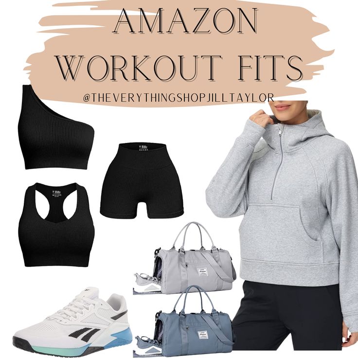 Amazon Workout Fits | Comfy & Cute | Stylish | Trending Jill Taylor, Fitness Outfits, Workout Fits, Found On Amazon, Amazon Fashion, Favorite Products, Workout Clothes, Learn More