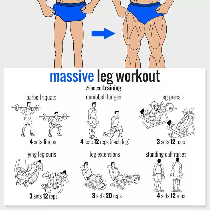 Massive Leg Workout Leg Workout For Men, Best Bicep Workout, Leg Workouts For Men, Muscle Abdominal, Leg Workouts, Barbell Workout, Weight Training Workouts, Workout Chart, Biceps Workout