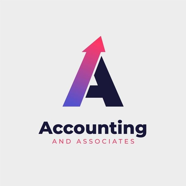 the logo for an accounting and associates company that is looking to be successful in business