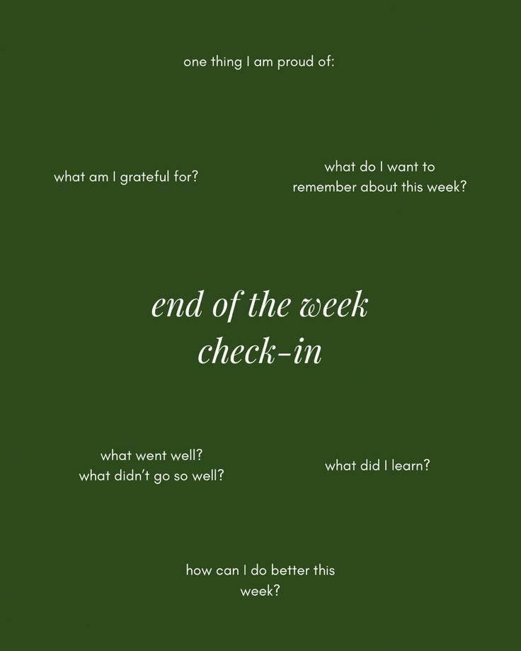 End Of Week Affirmations, Weekly Reflection Journal Template, Weekly Check In Journal Prompts, Weekly Check In Journal, Midweek Check In, Start Of Week Journal Prompts, Mid Week Journal Prompts, Weekly Reflection Questions, Weekly Reflection Template