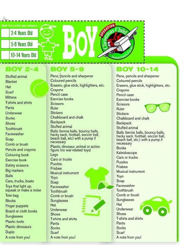 a green brochure with the words boy on it and an image of a toy car