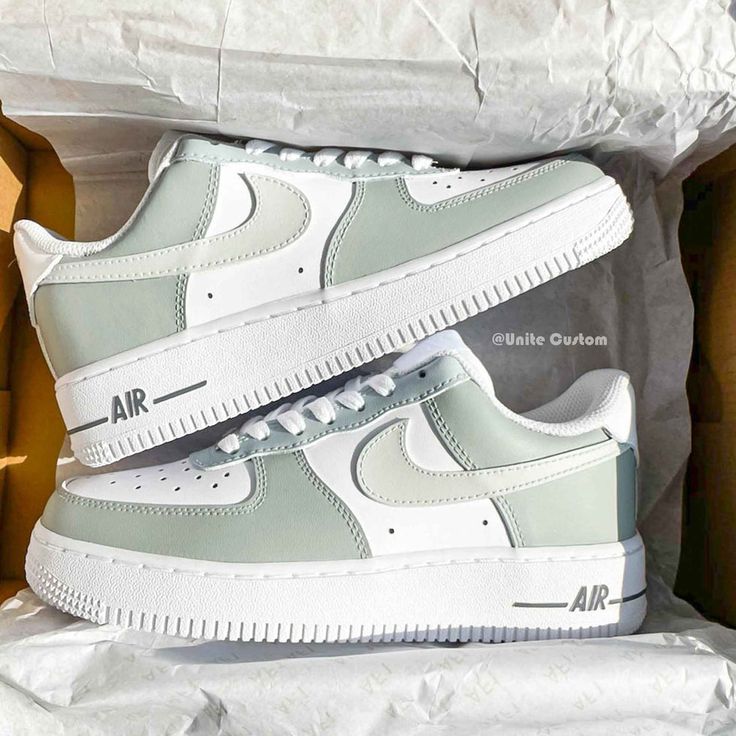 Gray Custom Air Force 1 – SHECUSTOMIZE Mode Au Ski, Shoe Artwork, Dr Shoes, Nike Fashion Shoes, Preppy Shoes, All Nike Shoes, Custom Air Force 1, Cute Nike Shoes, Cute Sneakers