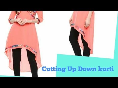 Up Down Kurti, Modern Dress Patterns, Diy Clothes Tops, Designer Dresses Couture, How To Make Up, Scarf Wearing Styles, Kids Party Wear Dresses, Simple Kurti Designs, Tunic Designs