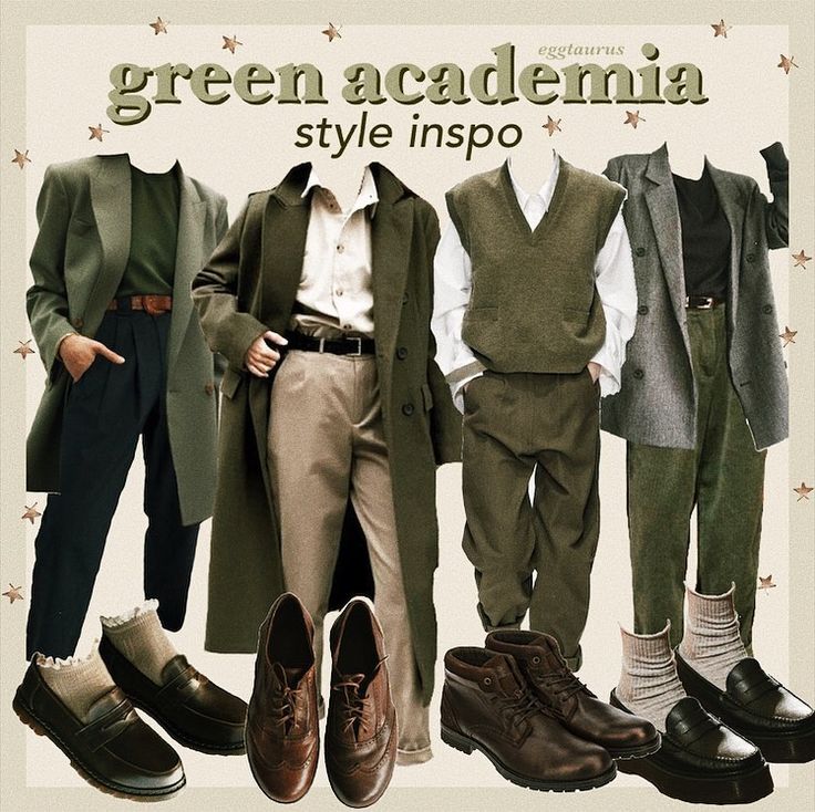 — jo on Instagram: “fc : 80,881 🌱green academia i was gonna post something halloween-related but i got lazy lol. also why was everyone celebrating halloween…” Green Academia, Academia Aesthetic Outfit, Dark Academia Outfits, Dark Academia Outfit, Dark Academia Style, Academia Clothes, Academia Outfits, Vintage Menu, Aesthetic Outfits Men