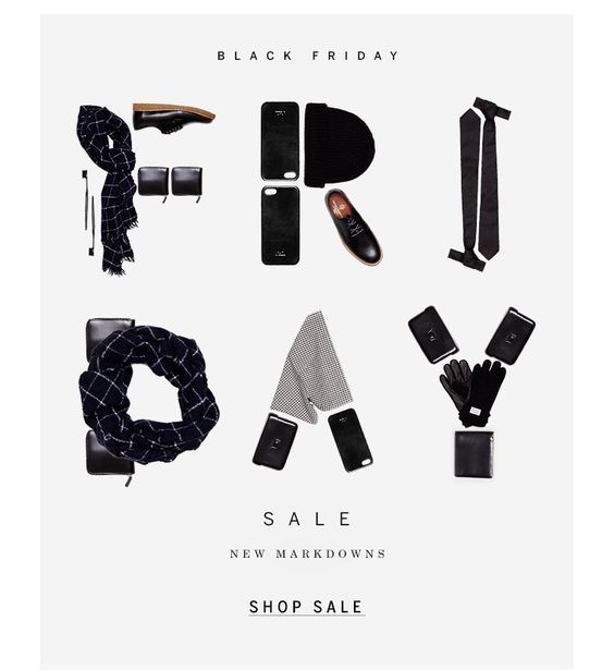 the black friday sale is on for men's clothing and accessories, including ties