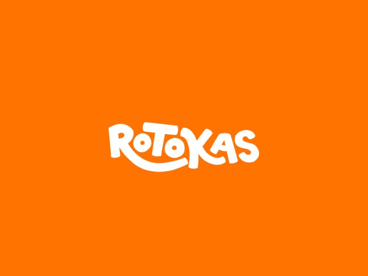 an orange background with the word rotkas written in white