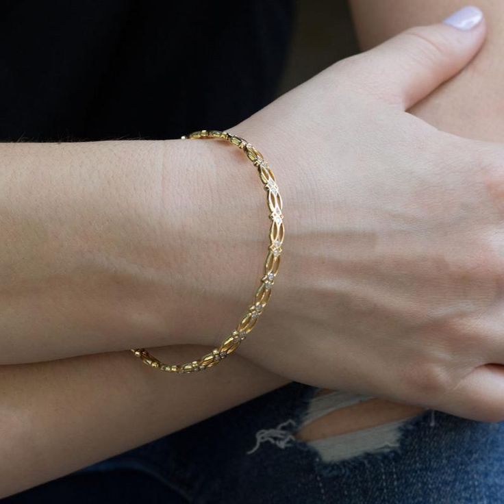 Celtic diamond gold bangle | Etsy Simple Gold Bangle, Plain Gold Bangles, Gold Bangles Indian, Gold Bangles For Women, Dainty Gold Bracelet, Gold Bangle Set, Everyday Bracelet, Jewelry Bracelets Gold, Gold Ring Designs