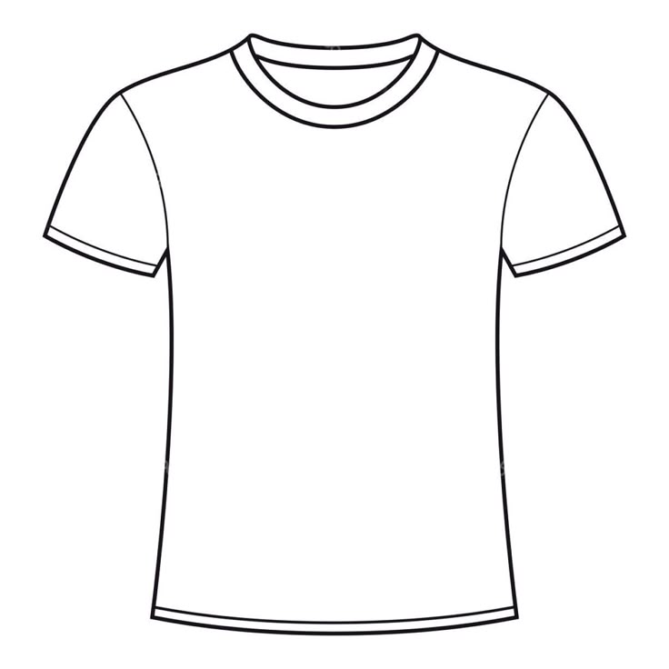 a white t - shirt on a white background