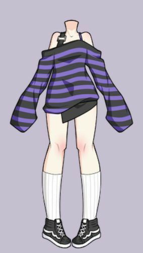 a drawing of a girl in striped shirt and shorts with her arms around her neck