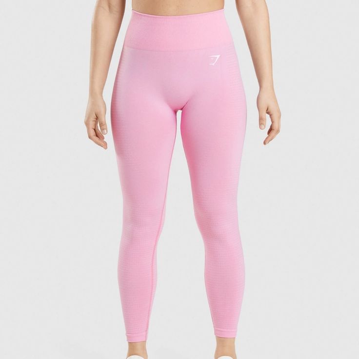 Bubblegum Pink Gymshark Leggings Brand New, Never Worn! Pet Free & Smoke Free Home Always Accepting Offers!! Pink Gymshark, Gymshark Vital Seamless, Gymshark Flex Leggings, Coloured Leggings, Jumpsuits Women, Textured Leggings, Flex Leggings, Black Capri Leggings, Gymshark Leggings