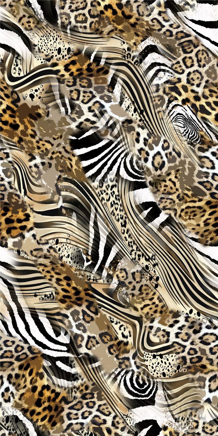 an animal print pattern with zebra stripes