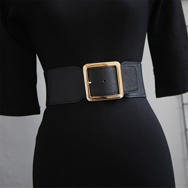 Category:Belt; Season:Spring,Winter,Fall,Summer; Gender:Women's; Belt Silhouette:Wide Belt; Style:Daily,Elegant,Fashion,Holiday,Formal; Occasion:Date,Weekend,Business,Work,Daily,Dailywear; Material:PU; Color:Black,Gold; Pattern:Pure Color; Front page:FF; Listing Date:01/11/2022; Length:; Width: Waist Corset, Women Waist, Luxury Belts, Belted Coat, Women's Belt, Black Women Fashion, Winter 2022, Wide Belt, Holiday Fashion