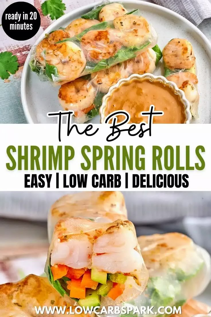 the best shrimp spring rolls easy low carb i delicious recipe for lunch or dinner