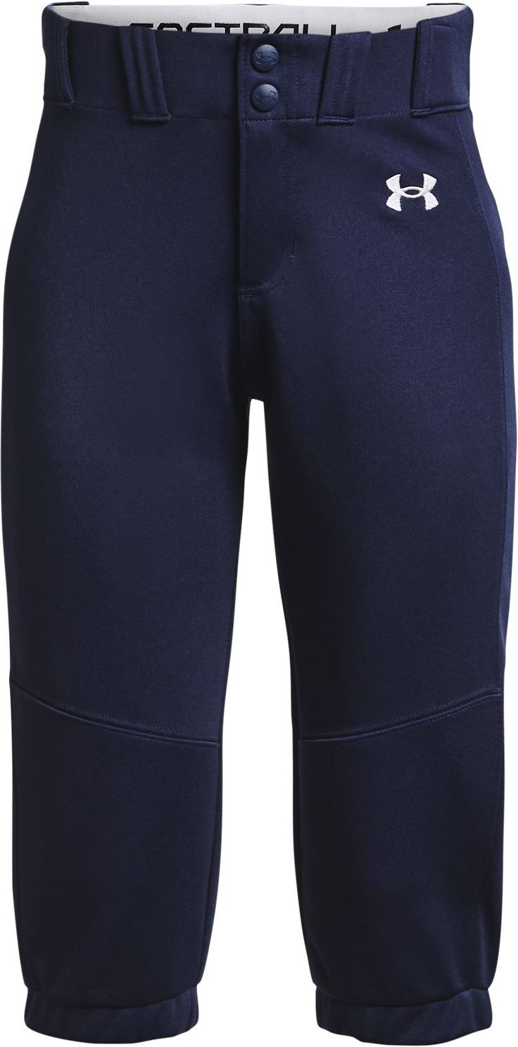 the under armour shorts is shown in navy