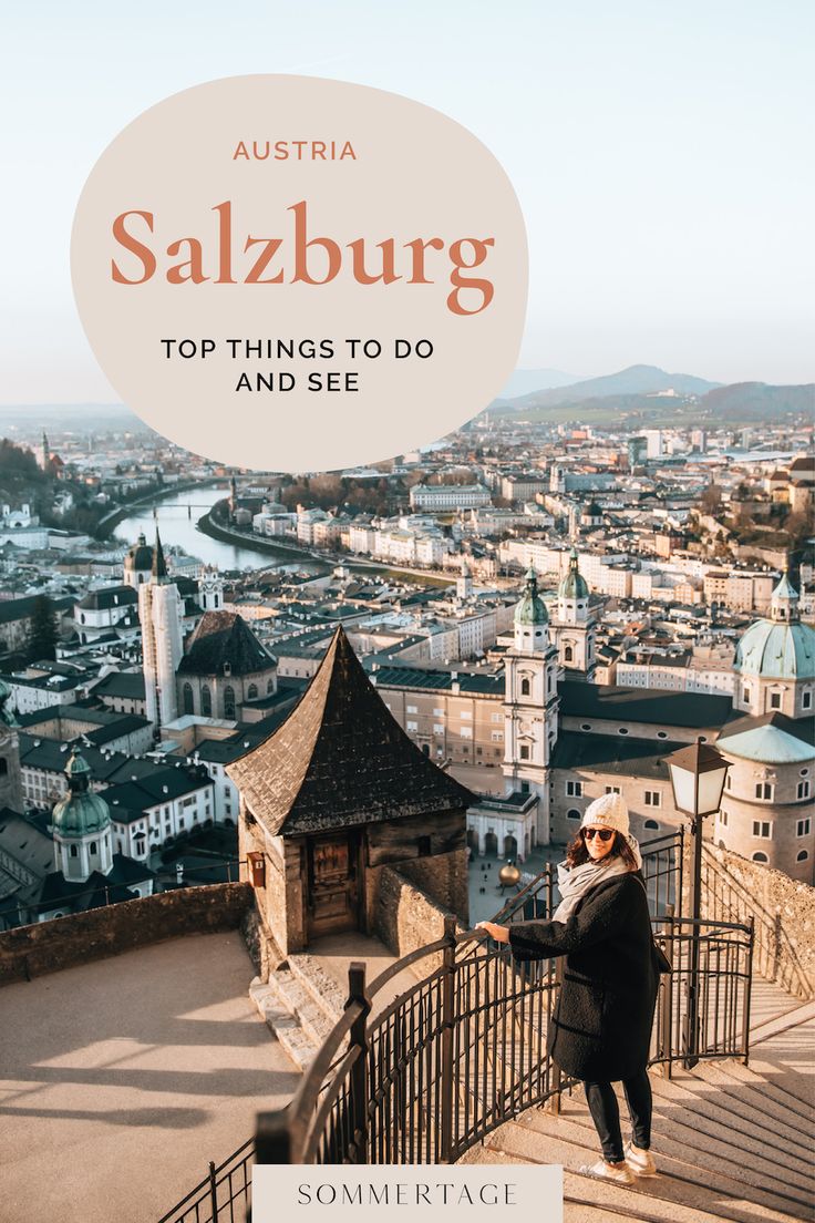 the top things to do and see in germany with text overlay that reads,'austria salzburg top things to do and see '