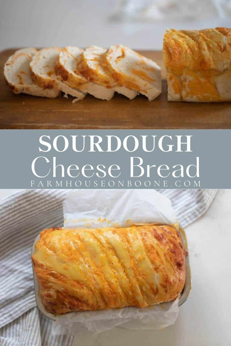 this is an image of sourdough cheese bread