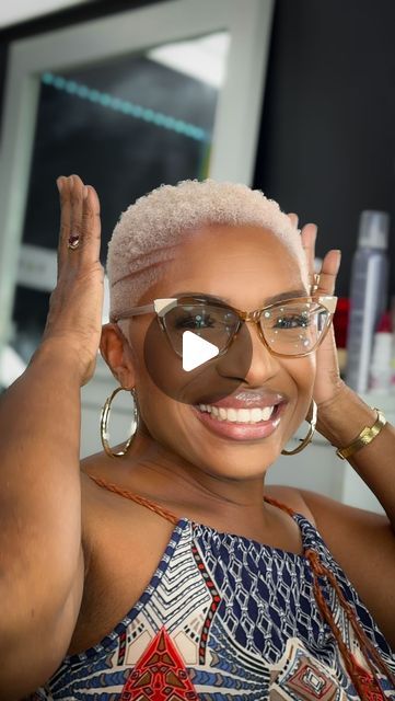 Blonde Twa Black Women, Twa Hair Color, Blonde Natural Hair Black Women, Tapered Twa Hairstyles, Short Twa Hairstyles, Twa Hairstyles 4c Hair, Blonde Twa, Tapered Twa, Twa Styles