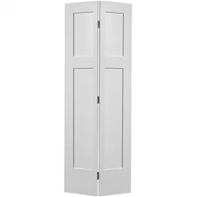 an open white door on a white background