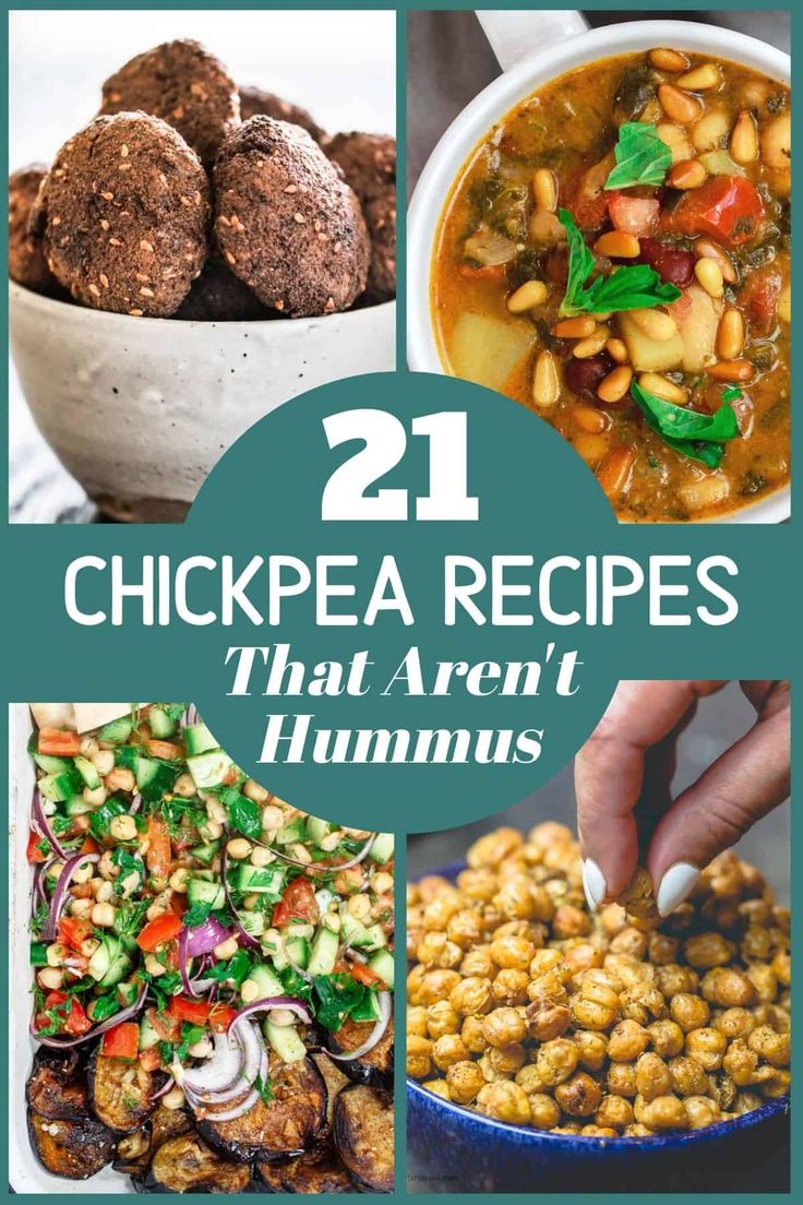 17 chickpea recipes that aren't hummuss to be eaten for lunch