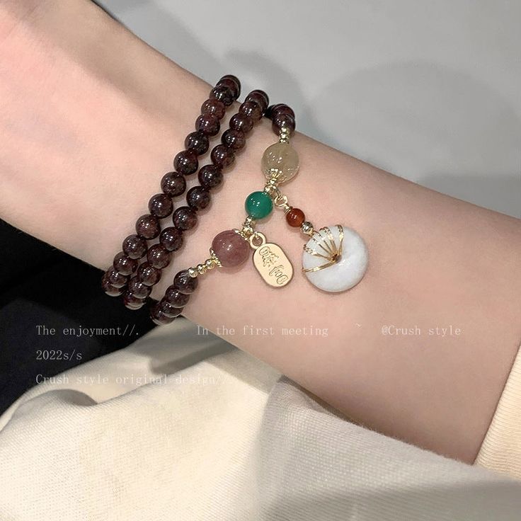 Material: Agate-like Color: One Style for Dual-Wear Necklace Fashion Element: Round Style: Fashion OL Retro Bracelet, Buckle Bracelet, Wear Necklaces, Necklace Fashion, Ring Style, Watch Necklace, Necklace Bracelet, Ring Bracelet, Earring Necklace