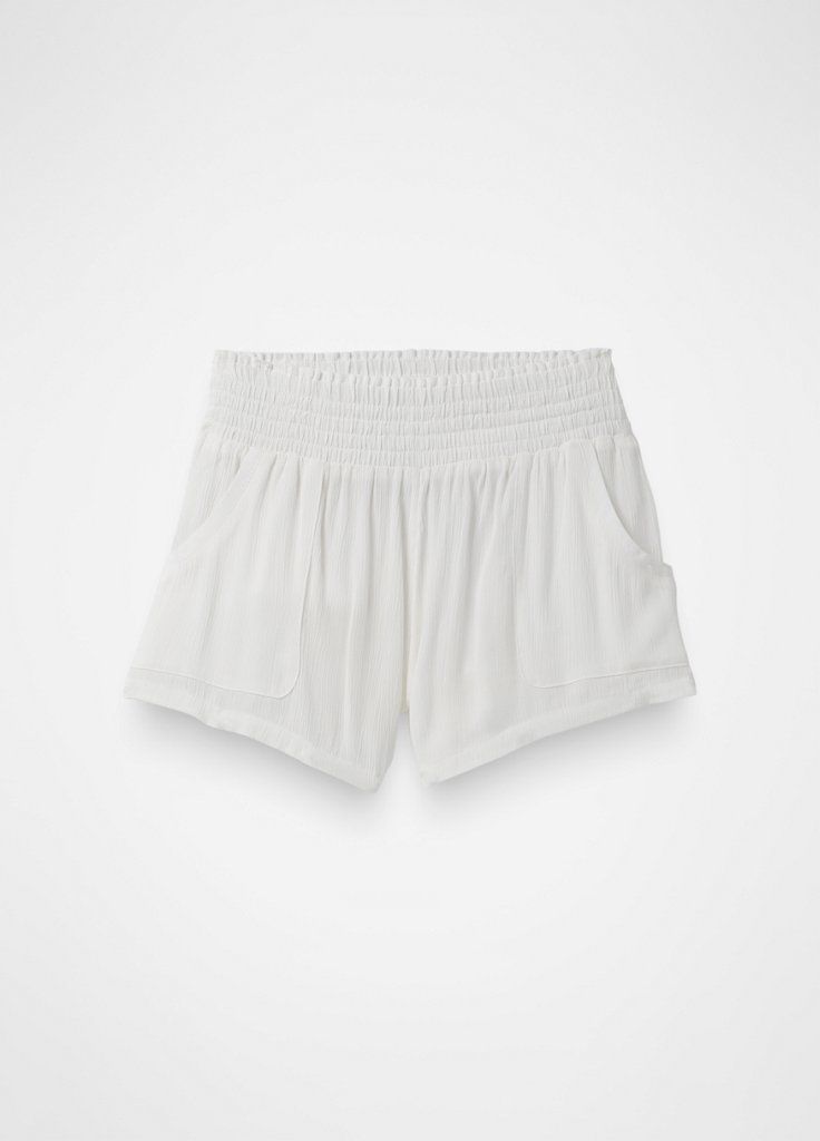 An effortless short made for pulling on over your swimsuit. White Beach Shorts, Swim Shorts Women, Swimsuit With Shorts, Sustainable Fabric, Sheer Shorts, Women's Cover Up, Beach Ready, Shorts Women, Swimwear Cover