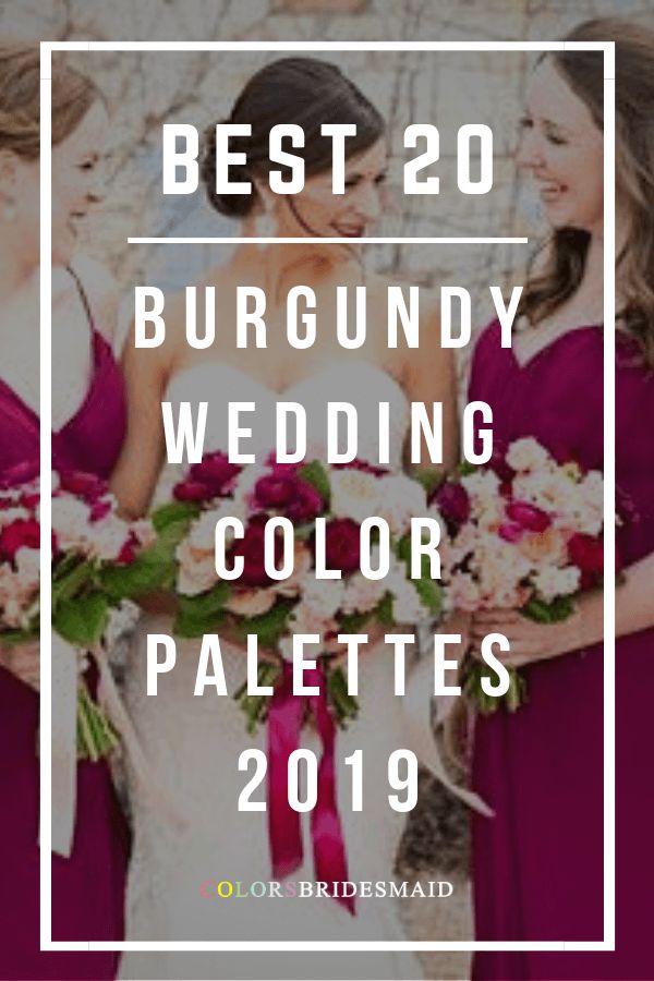 the best 20 burgundy wedding color palettes for bridesmaids and groomsmid