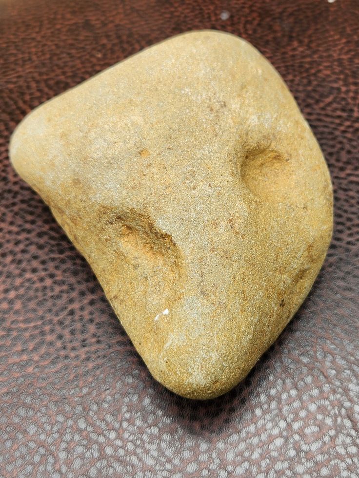 a large rock sitting on top of a table