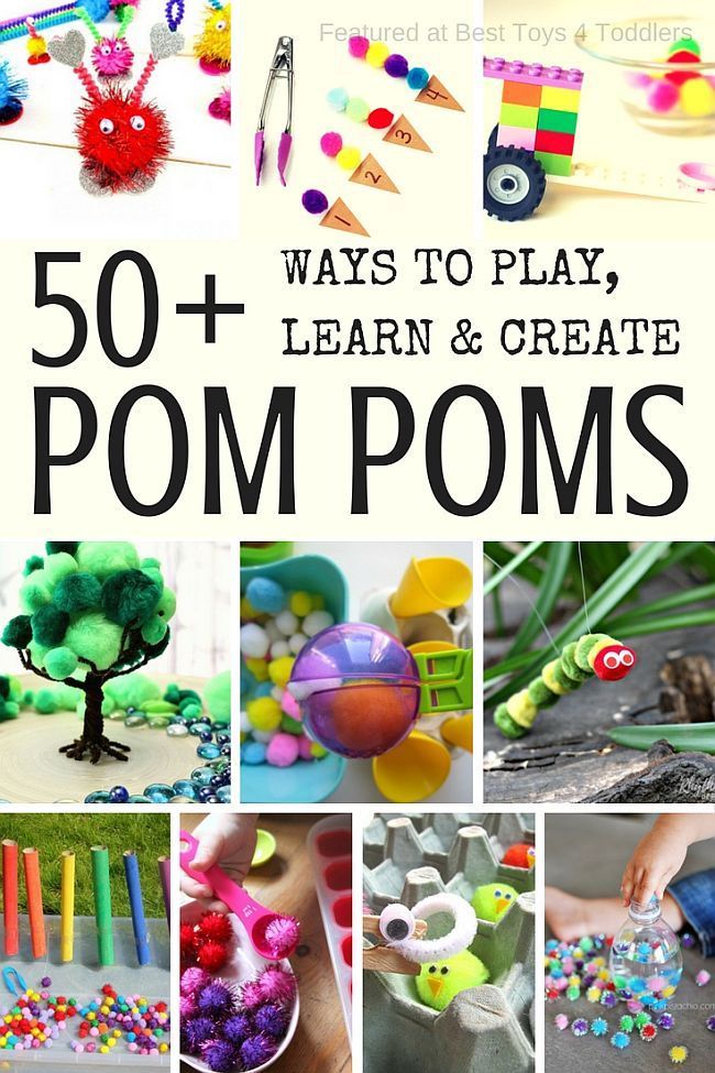 50 + ways to play, learn and create pom poms