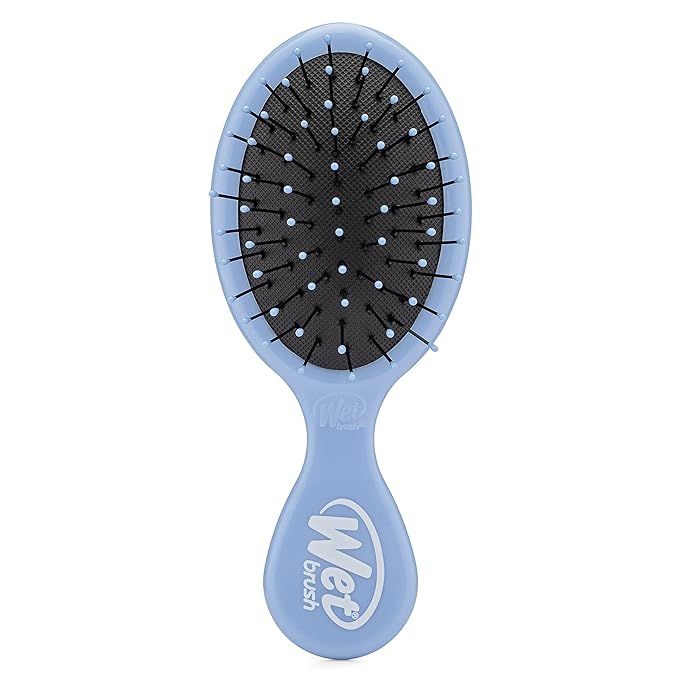 Amazon.com : Wet Brush Detangling Brush, Mini Detangler Brush (Sky) - Wet & Dry Tangle-Free Hair Brush for Women & Men - No Tangle Soft & Flexible Bristles for Straight, Curly, & Thick Hair : Beauty & Personal Care Babysitting Bag, Curly Thick Hair, Detangler Brush, Tangle Free Hair, Purple Shampoo And Conditioner, Shampoo And Conditioner Set, Nails Today, Thick Curly Hair, Nail Oil