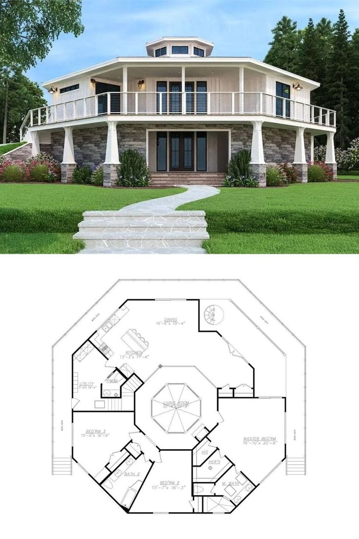 the floor plan for this house is very large and has two levels to each level