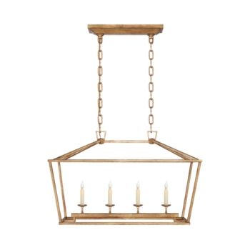 a chandelier with candles hanging from the front and back ends, on an isolated white background