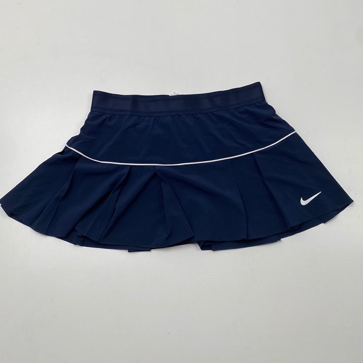 Brand New Item With Original Tags. Brand: Nike Color: Navy Size: M Womens See Images For Reference. Old Money Sportswear, Dream Clothes Skirts, Nike Mini Skirt, Fitted Navy Tennis Skirt For Spring, Navy Pleated Tennis Skirt, Where To Buy Skirts, Casual Navy Tennis Skirt For Spring, Navy Lined Tennis Skirt, Nike Blue Skort For Spring