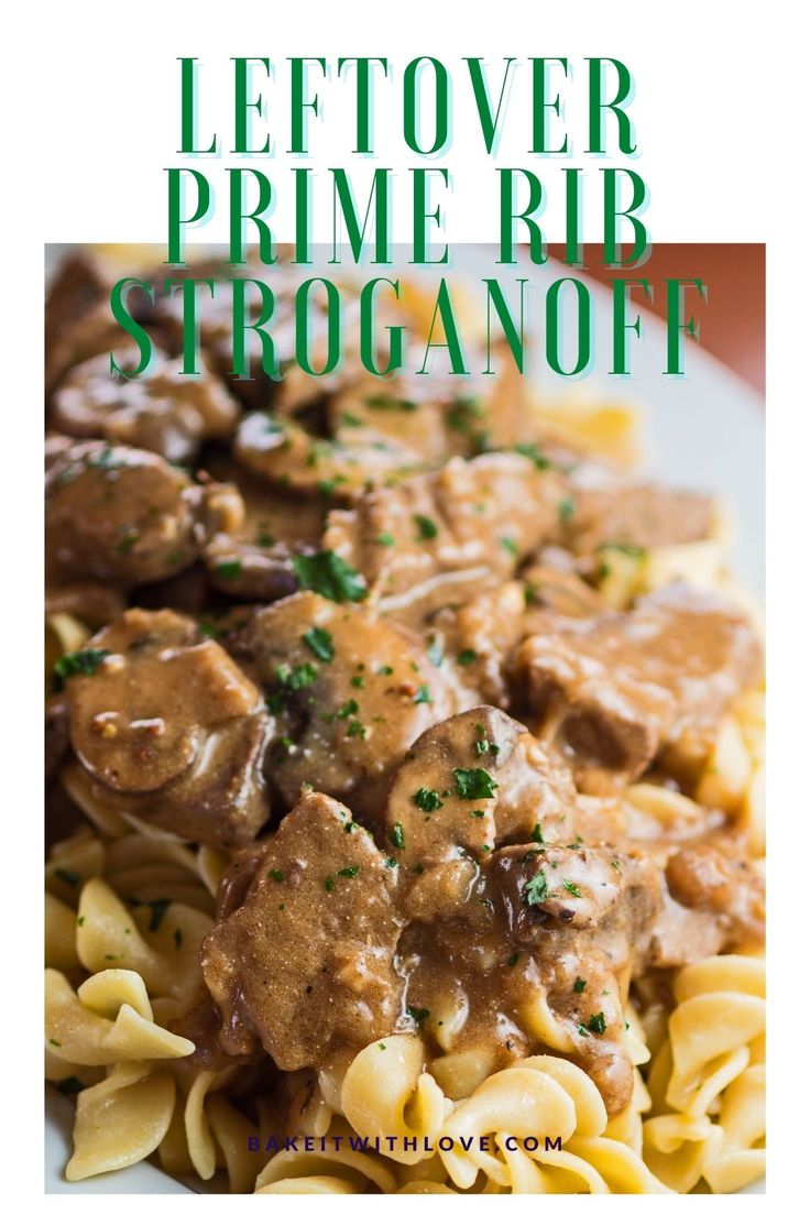 this is an image of a plate of pasta with meat and gravy