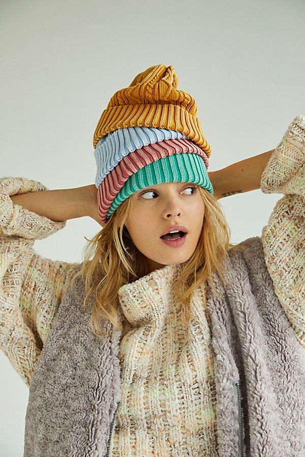 Keep warm in this so cool beanie featured in a chunky design with a cable knit pattern and an upturned ribbed brim.* Stretch fit* Slouchy style Cool Beanies, Crochet Washcloth Pattern, Cable Knit Pattern, Holiday Presents, Women Hats Fashion, Slouchy Style, Trendy Hat, Beanie Style, Fur Fashion